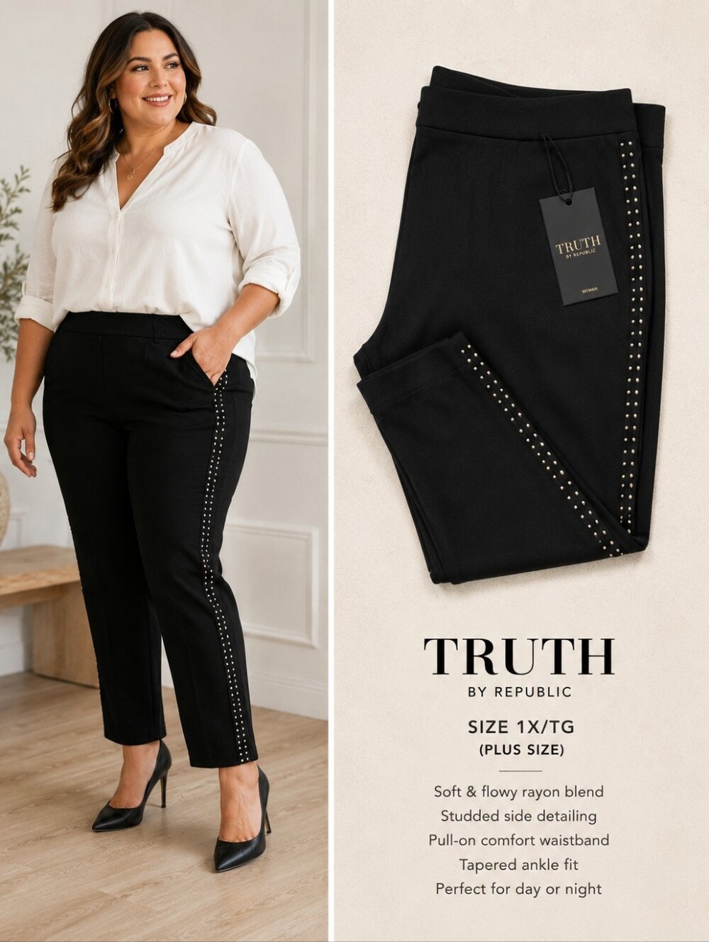 🍒Truth by Republic Rayon Pants